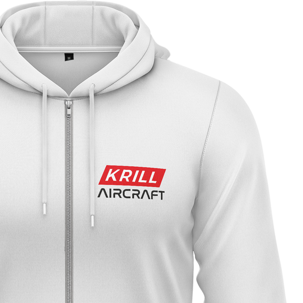 Krill Aircraft Badge Zip Hoodie