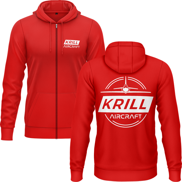 Krill Aircraft Badge Zip Hoodie
