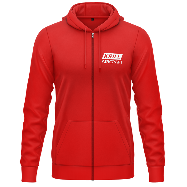Krill Aircraft Badge Zip Hoodie