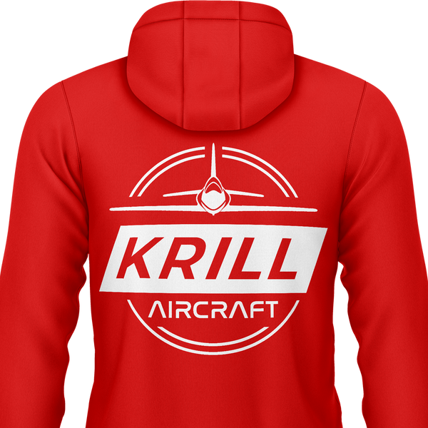 Krill Aircraft Badge Zip Hoodie