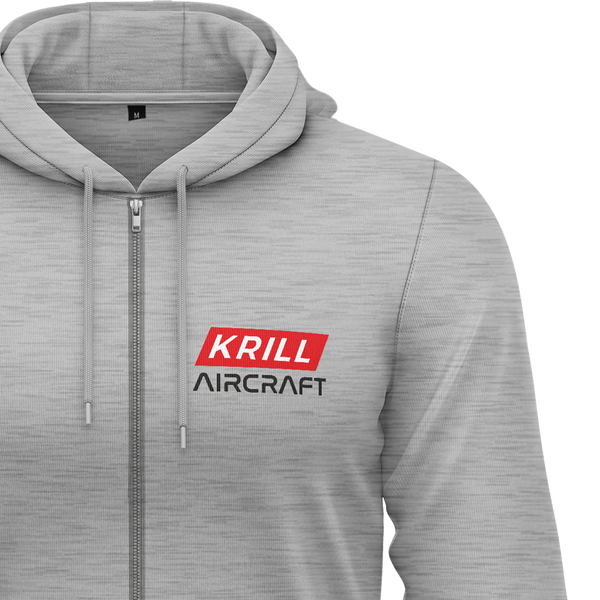 Krill Aircraft Badge Zip Hoodie