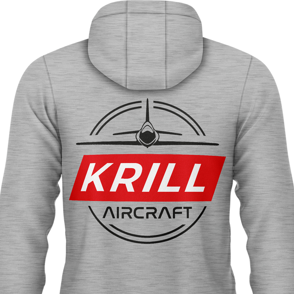 Krill Aircraft Badge Zip Hoodie