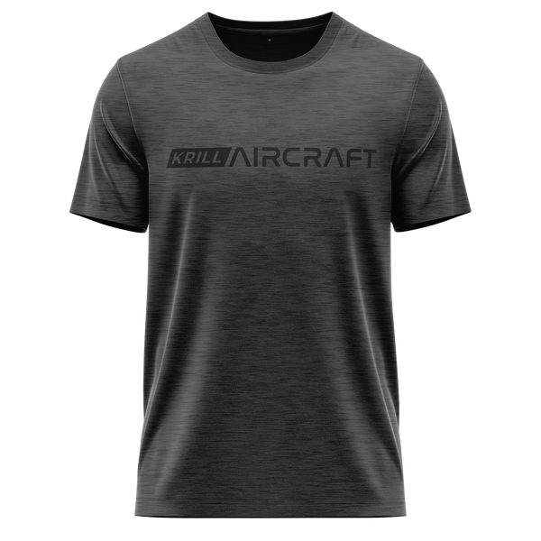 Krill Aircraft Logo Shirt (C) Shirt RC-WEAR Anthracite-Black XS