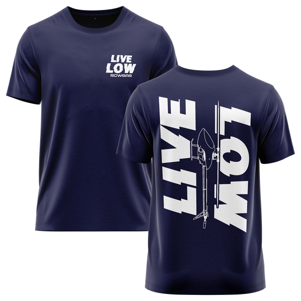 Live Low Shirt Shirt RC-WEAR Navy-White XS