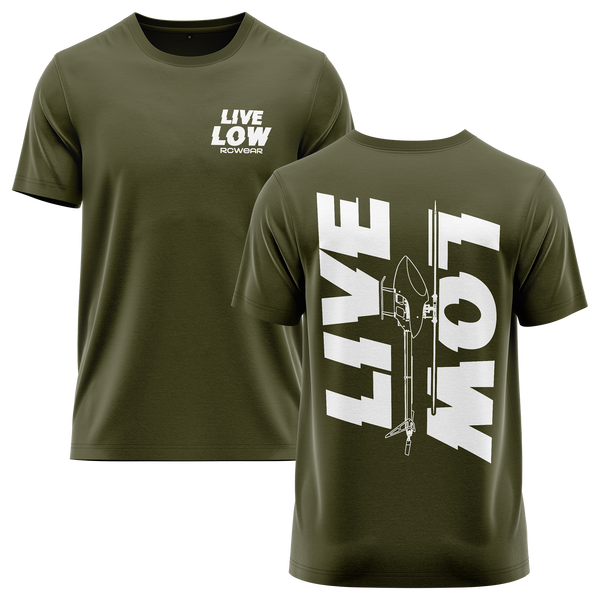 Live Low Shirt Shirt RC-WEAR Army-White XS