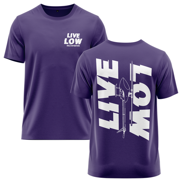 Live Low Shirt Shirt RC-WEAR Violet-White XS