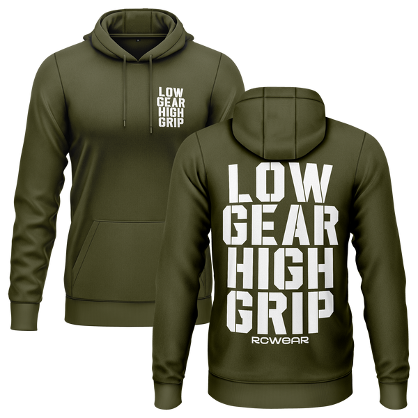 Low Gear High Grip Hoodie Hoodie RC-WEAR Army-White XS