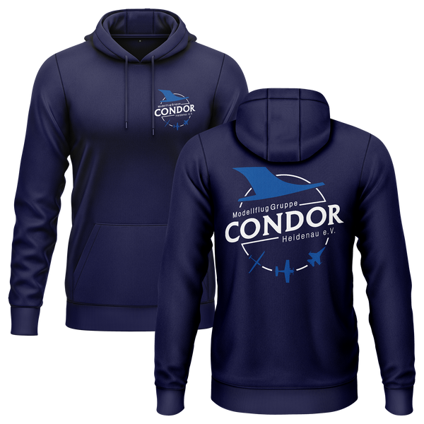 MFG Condor Heidenau Hoodie (B) Hoodie RC-WEAR Navy-White XS