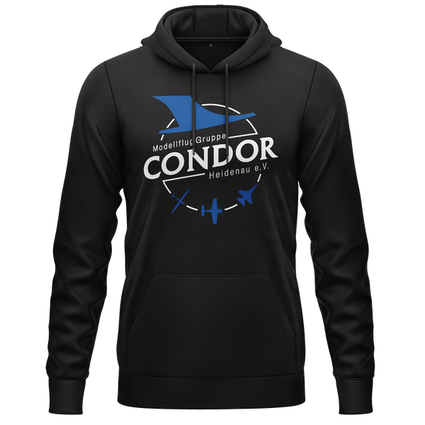 MFG Condor Heidenau Hoodie (C) Hoodie RC-WEAR Black-White XS