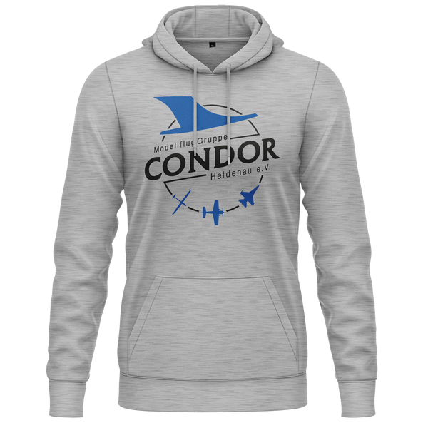 MFG Condor Heidenau Hoodie (C) Hoodie RC-WEAR Grey-Black XS