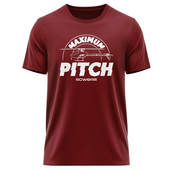 Maximum Pitch Shirt Shirt RC-WEAR Burgundy-White XS