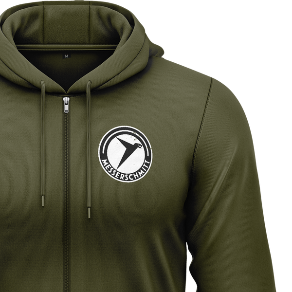 Messerschmitt Logo Zip-Hoodie (B) Zip Hoodie RC-WEAR