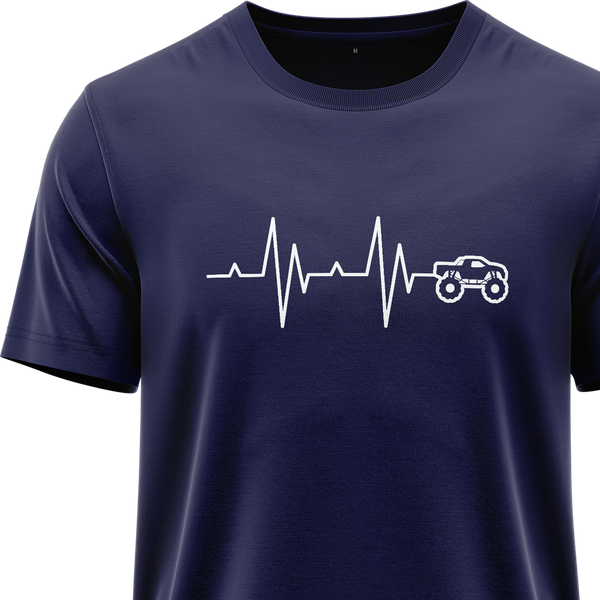 Monster Truck Heartbeat Shirt