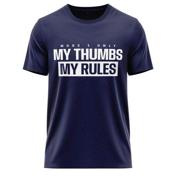 My Thumbs My Rules Shirt Shirt RC-WEAR Mode 1 Navy-White XS