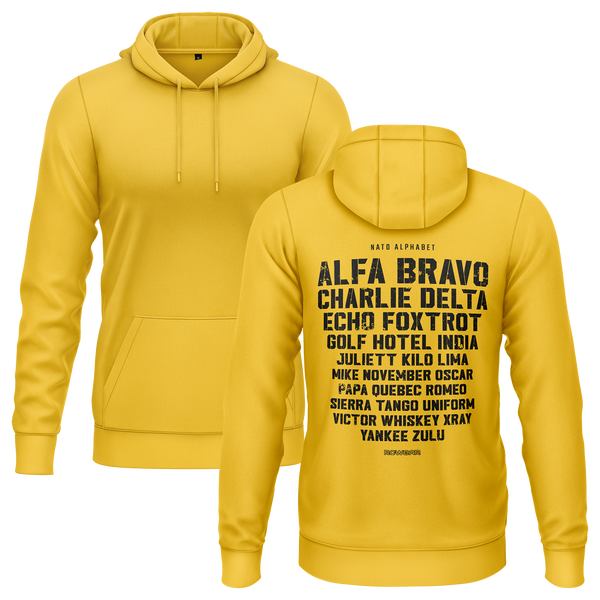 NATO/ICAO Alphabet Hoodie (B)