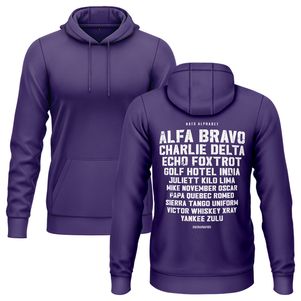 NATO/ICAO Alphabet Hoodie (B)