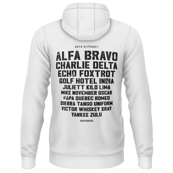 NATO/ICAO Alphabet Hoodie (B)