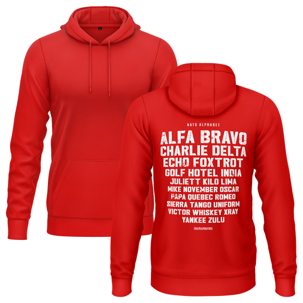 NATO/ICAO Alphabet Hoodie (B)