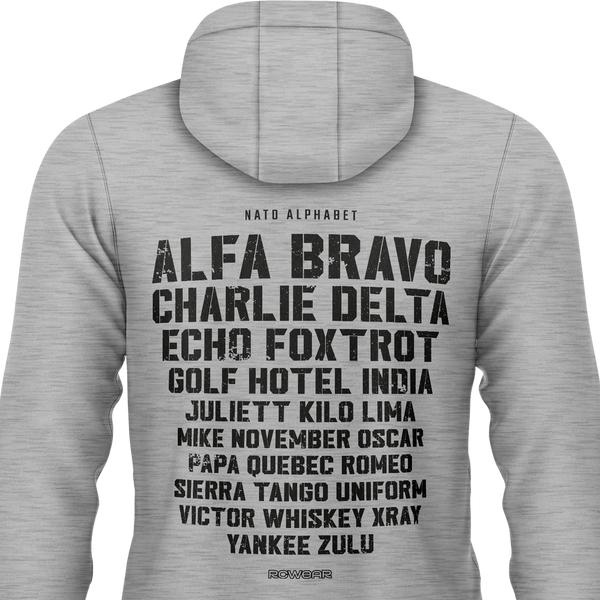 NATO/ICAO Alphabet Hoodie (B)