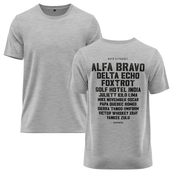 NATO / ICAO Alphabet Shirt (B)