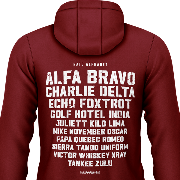NATO / ICAO Alphabet Zip-Hoodie (B) Zip Hoodie RC-WEAR