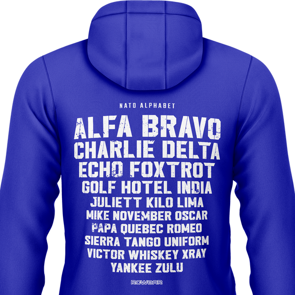 NATO / ICAO Alphabet Zip-Hoodie (B) Zip Hoodie RC-WEAR