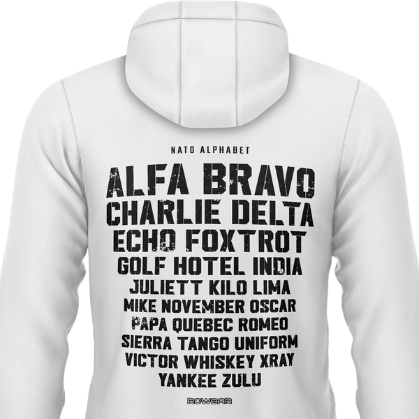 NATO / ICAO Alphabet Zip-Hoodie (B)