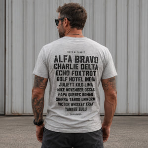 NATO / ICAO Alphabet Shirt (B) Shirt RC-WEAR