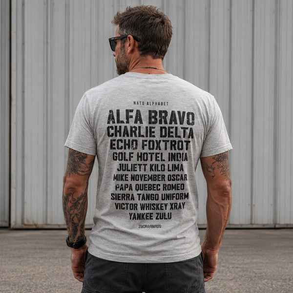 NATO / ICAO Alphabet Shirt (B) Shirt RC-WEAR
