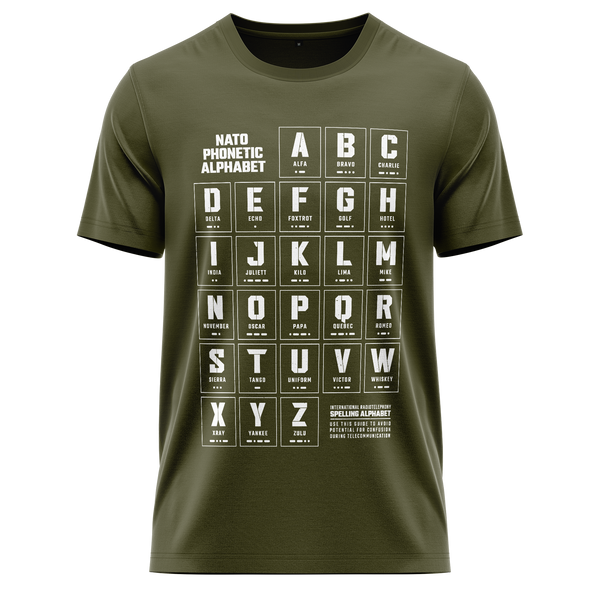 NATO / ICAO Alphabet Shirt (C)