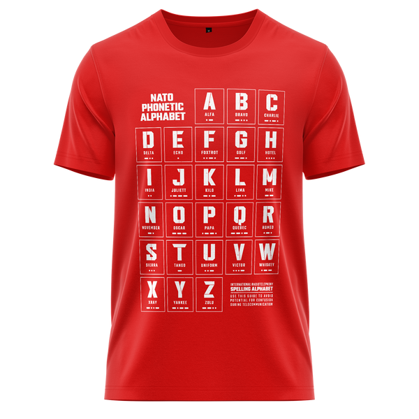 NATO / ICAO Alphabet Shirt (C)