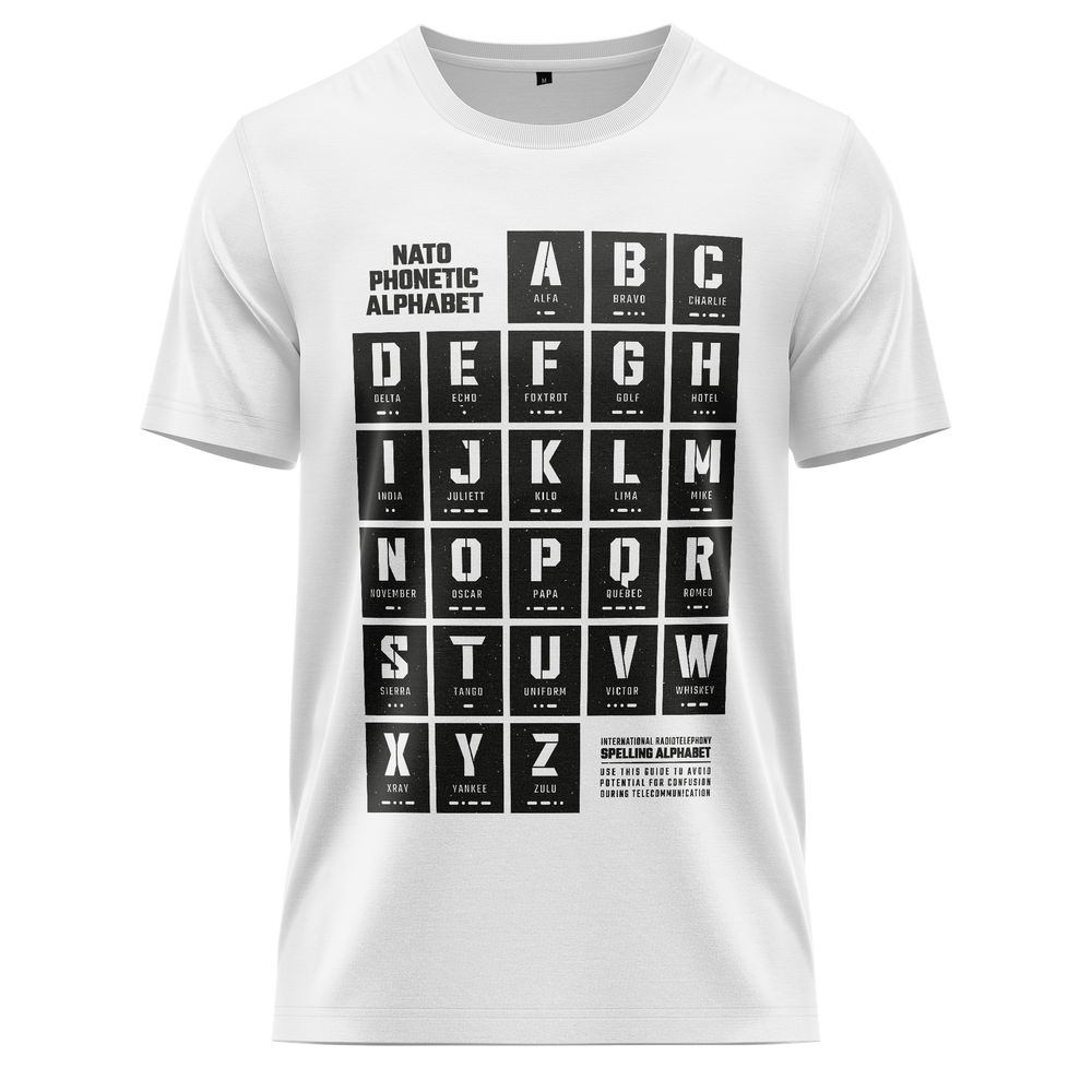 NATO / ICAO Alphabet Shirt (C)