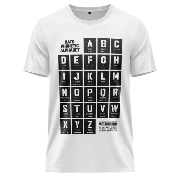 NATO / ICAO Alphabet Shirt (C)