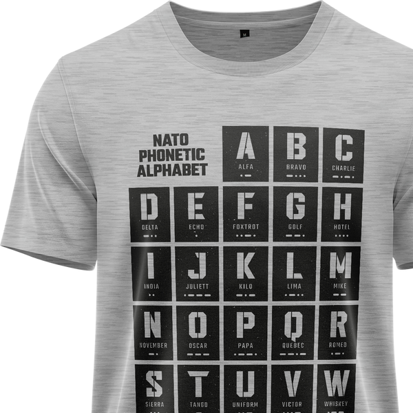 NATO / ICAO Alphabet Shirt (C)