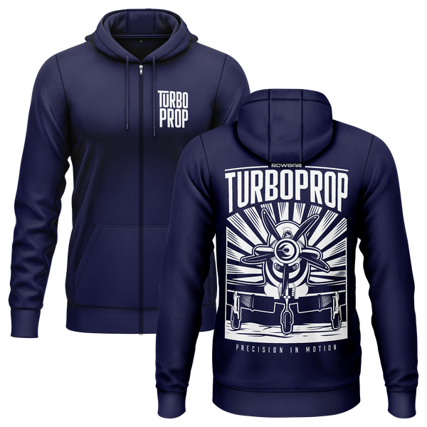 Turboprop DC Zip-Hoodie (B) Zip Hoodie RC-WEAR Navy-White S