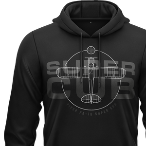 Piper PA-18 Super Cub BC Hoodie (C-B) Hoodie RC-WEAR