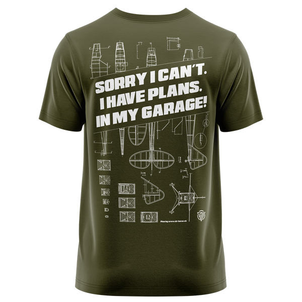 Plans in garage Shirt (B)