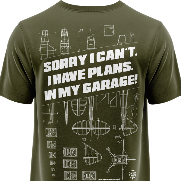 Plans in garage Shirt (B)