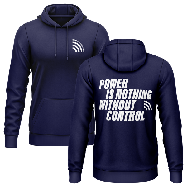 Power Is Nothing Without Control Hoodie für Modellbauer – Navy