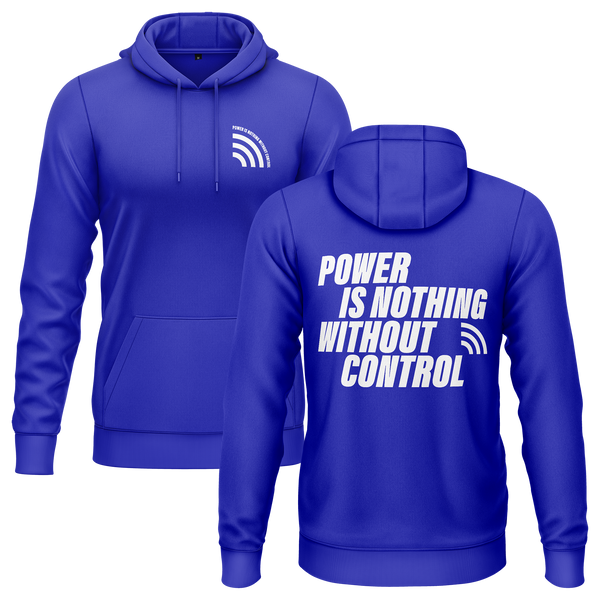 Power Is Nothing Without Control Hoodie für RC-Modellbauer – Blau