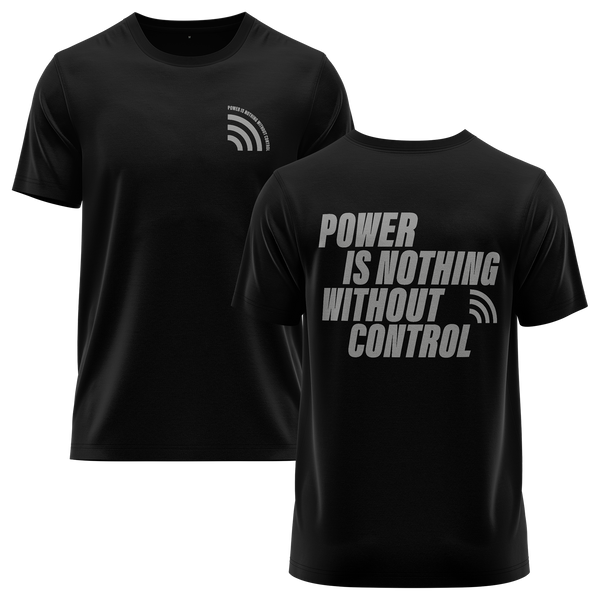 Power Is Nothing Without Control Shirt für RC-Enthusiasten – Schwarz