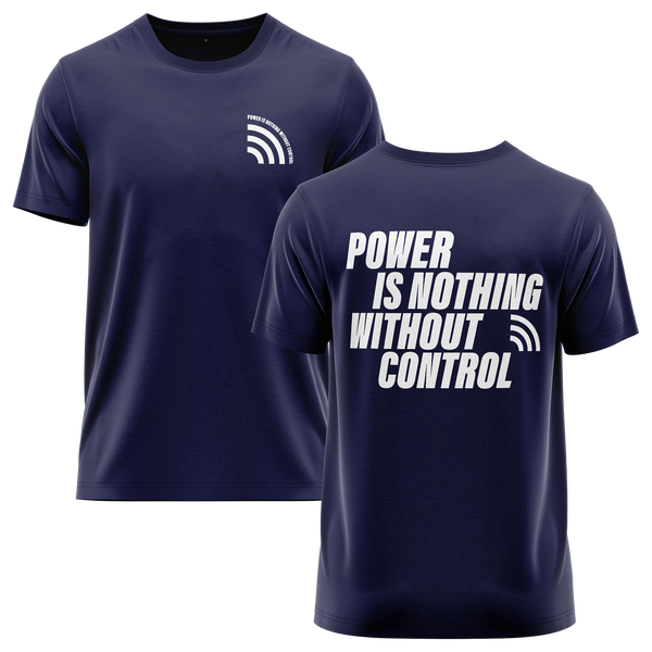 Power Is Nothing Without Control Shirt für Modellbauer – Navy