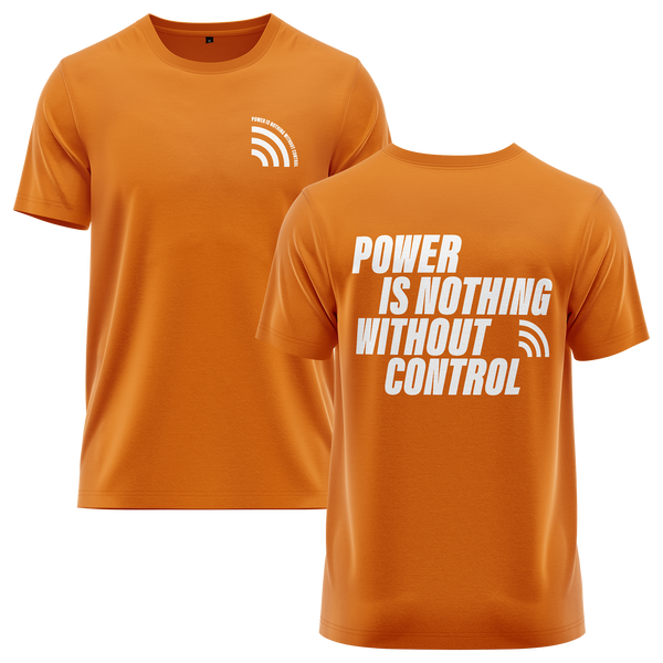 Power Is Nothing Without Control Shirt für RC-Fans – Orange