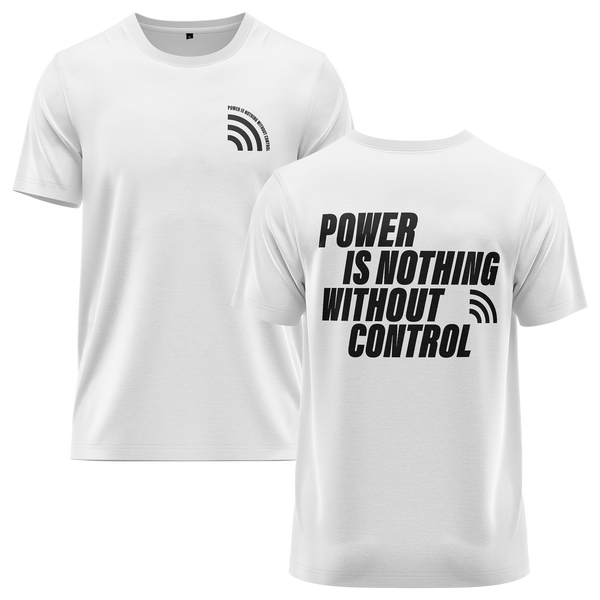 Power Is Nothing Without Control Shirt für Modellbau-Fans – Weiß