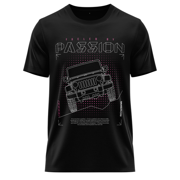 Crawler Passion Shirt (Neon) Shirt RC-WEAR Black-Pink XS