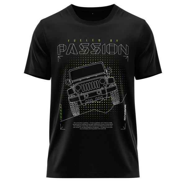 Crawler Passion Shirt (Neon) Shirt RC-WEAR Black-Yellow XS
