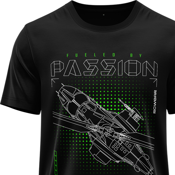 Helicopter Passion Shirt (Neon) Shirt RC-WEAR