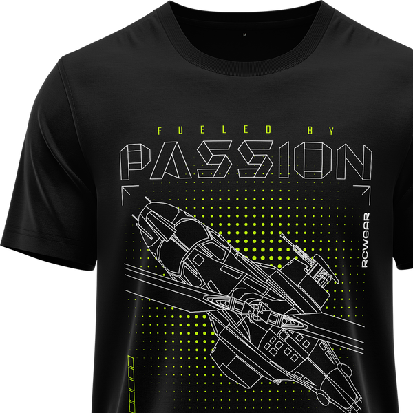 Helicopter Passion Shirt (Neon) Shirt RC-WEAR