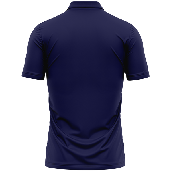 Remove Before Flight Poloshirt mit Brustdruck für RC-Segelflieger – Navy, Rückseite