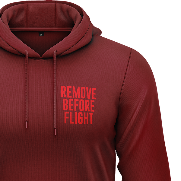 Remove Before Flight Girl Hoodie